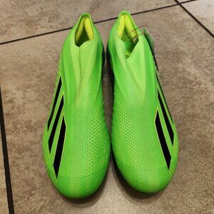 Adidas X Speedportal+ SG Soccer Shoes Men's Size 8 Neon Green GW8418 New